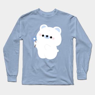 Bear with flower Long Sleeve T-Shirt